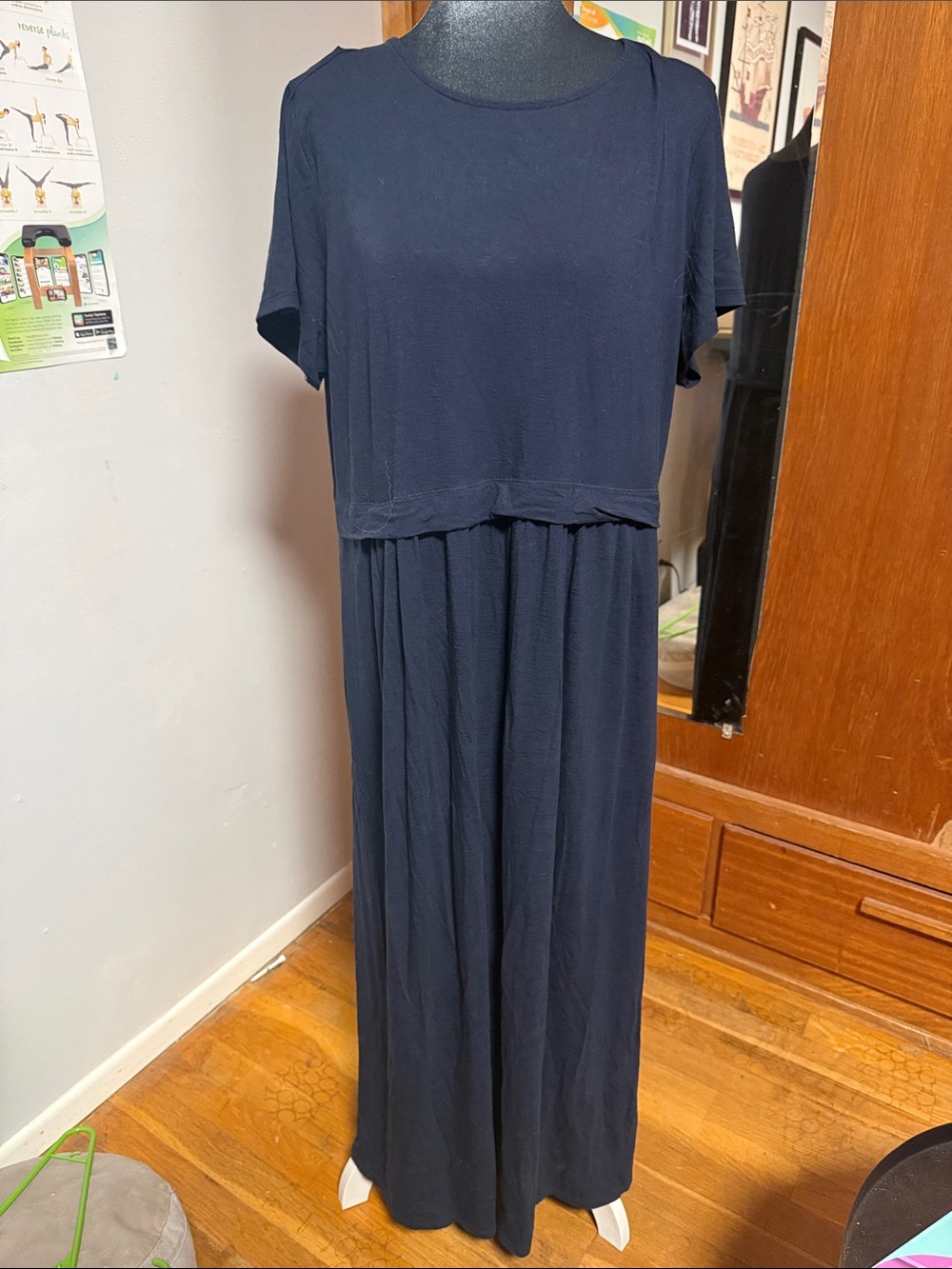 J. Jill Navy Maxi Dress